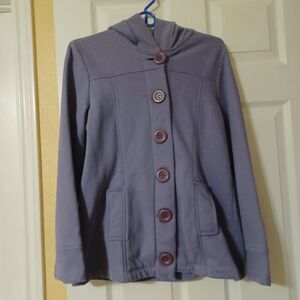 FEL 2 Purple Hooded Coat, Size M